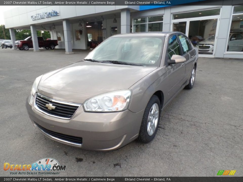 2007 Chevrolet Malibu LT Sedan Amber Bronze Metallic / Cashmere Beige Photo #1