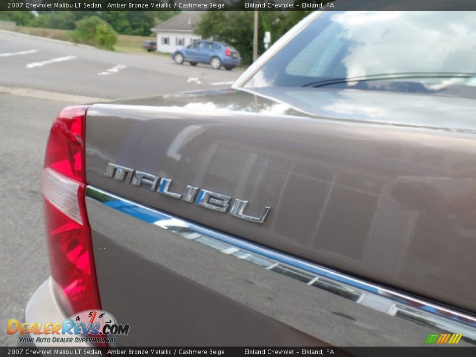 2007 Chevrolet Malibu LT Sedan Amber Bronze Metallic / Cashmere Beige Photo #10
