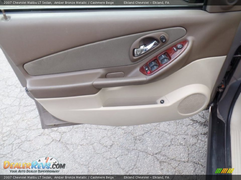 2007 Chevrolet Malibu LT Sedan Amber Bronze Metallic / Cashmere Beige Photo #13