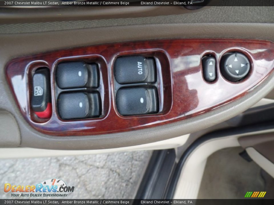 2007 Chevrolet Malibu LT Sedan Amber Bronze Metallic / Cashmere Beige Photo #14