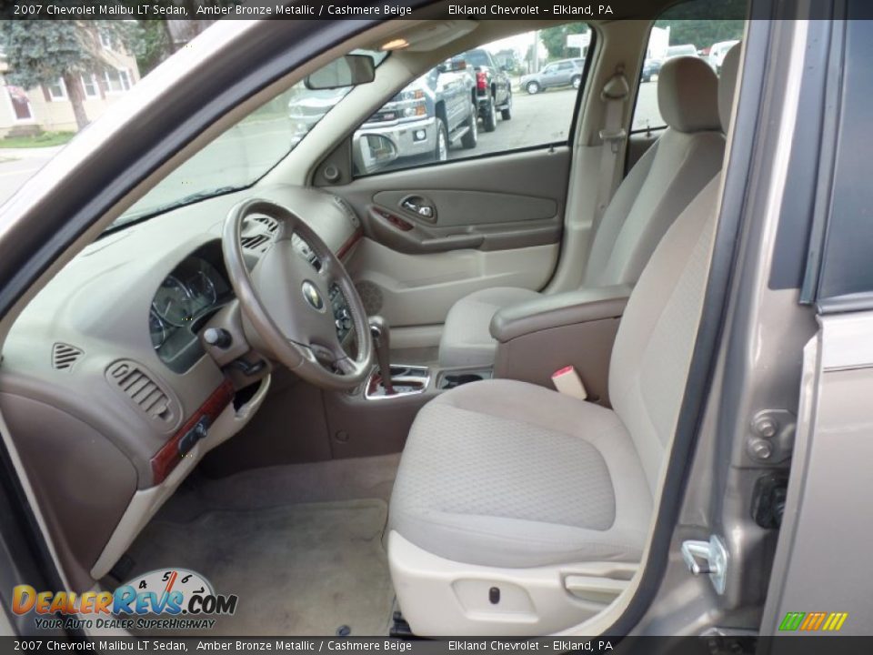 2007 Chevrolet Malibu LT Sedan Amber Bronze Metallic / Cashmere Beige Photo #15