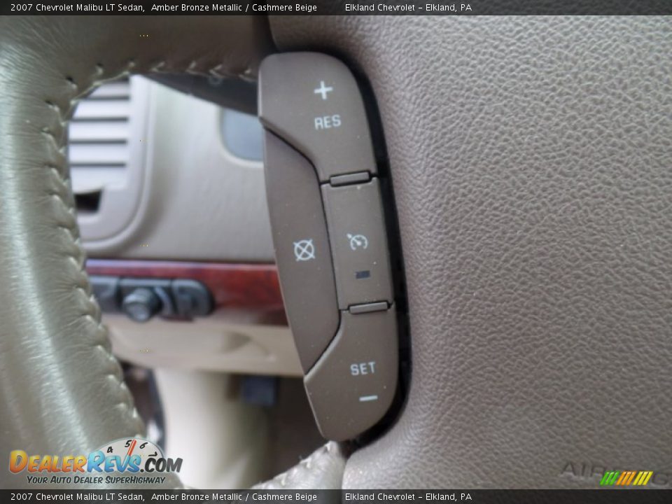 2007 Chevrolet Malibu LT Sedan Amber Bronze Metallic / Cashmere Beige Photo #20