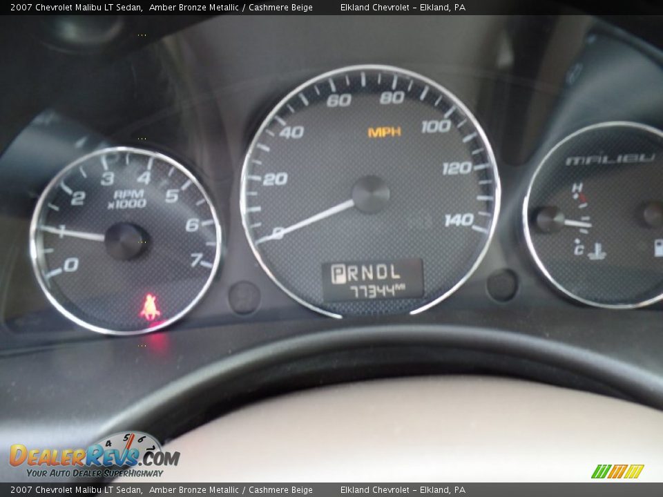 2007 Chevrolet Malibu LT Sedan Amber Bronze Metallic / Cashmere Beige Photo #22