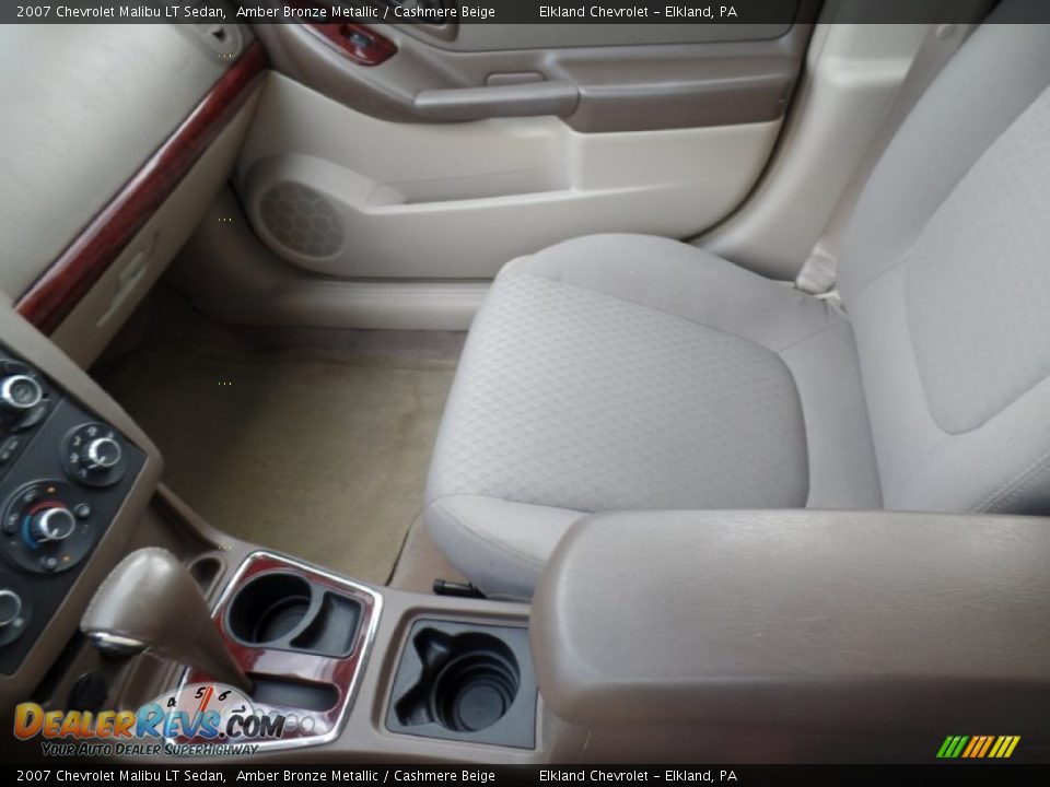 2007 Chevrolet Malibu LT Sedan Amber Bronze Metallic / Cashmere Beige Photo #27