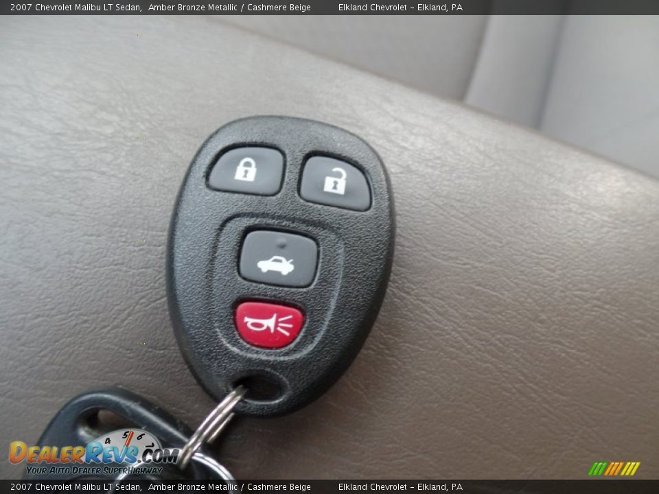 2007 Chevrolet Malibu LT Sedan Amber Bronze Metallic / Cashmere Beige Photo #29