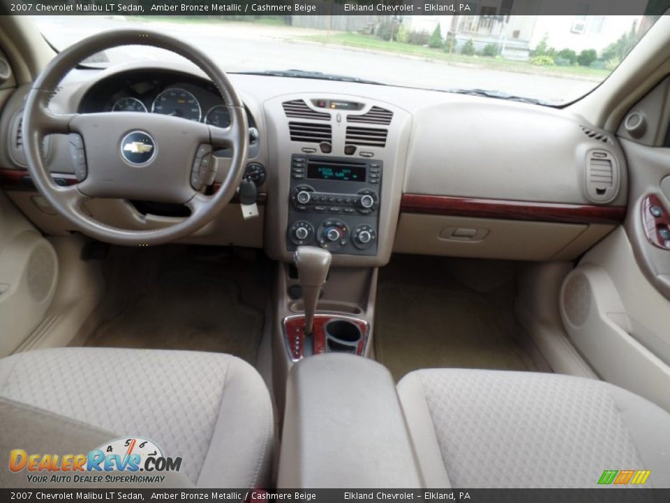 2007 Chevrolet Malibu LT Sedan Amber Bronze Metallic / Cashmere Beige Photo #30
