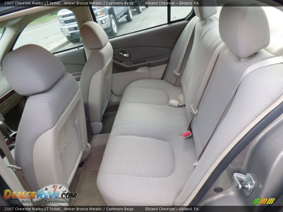 2007 Chevrolet Malibu LT Sedan Amber Bronze Metallic / Cashmere Beige Photo #33