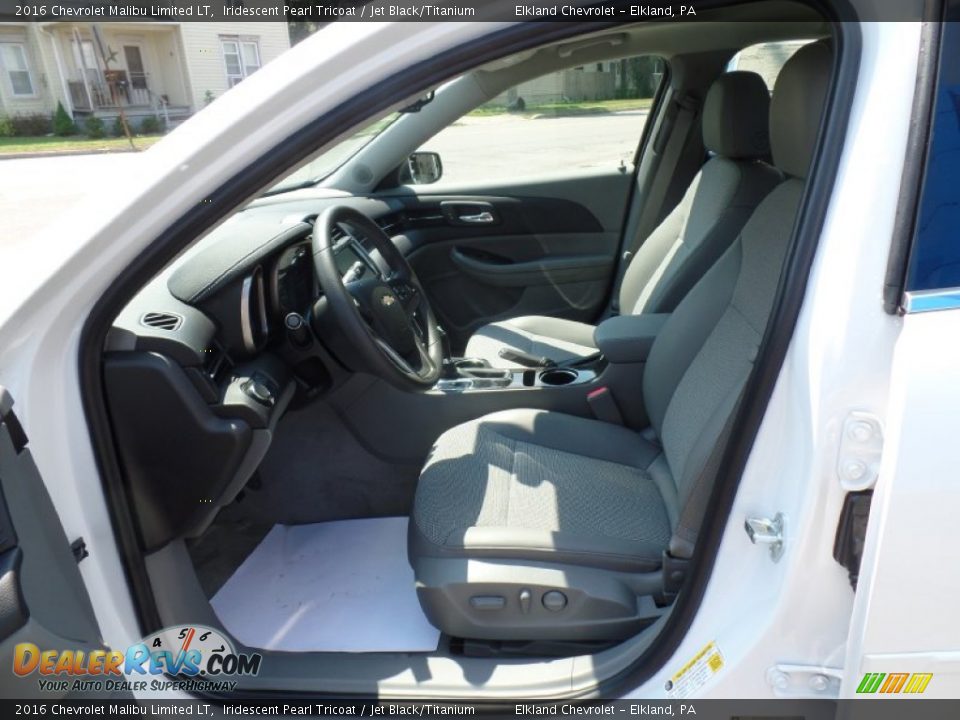 Jet Black/Titanium Interior - 2016 Chevrolet Malibu Limited LT Photo #17