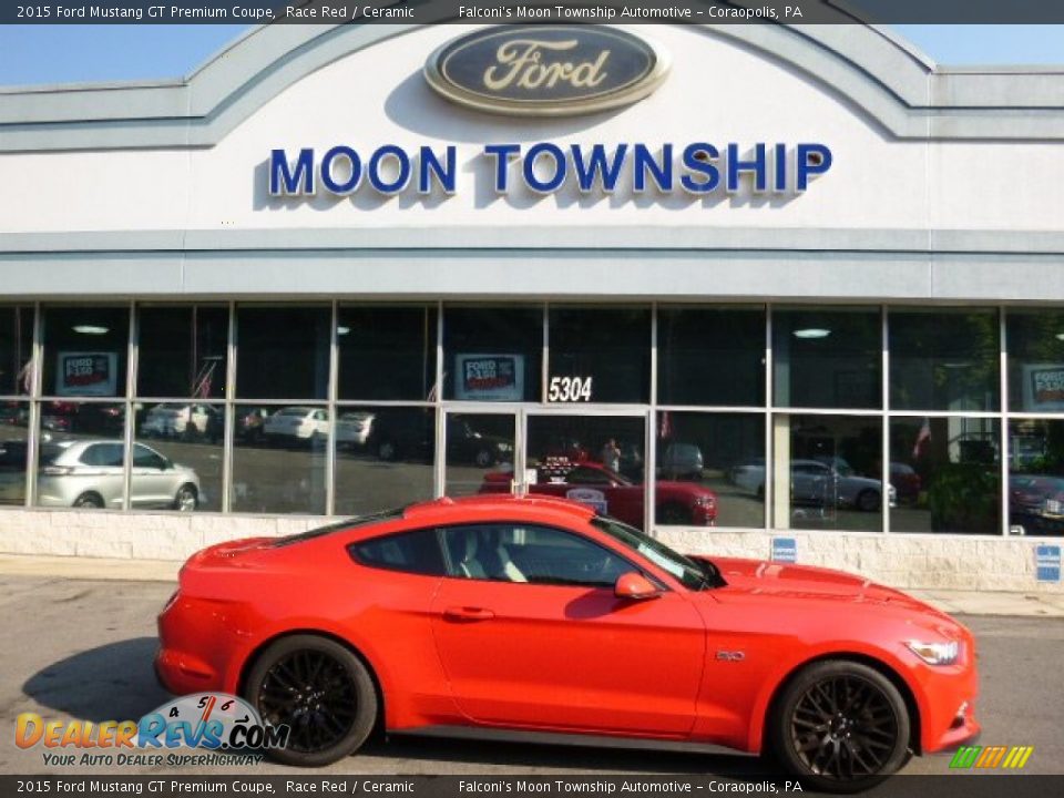 2015 Ford Mustang GT Premium Coupe Race Red / Ceramic Photo #1