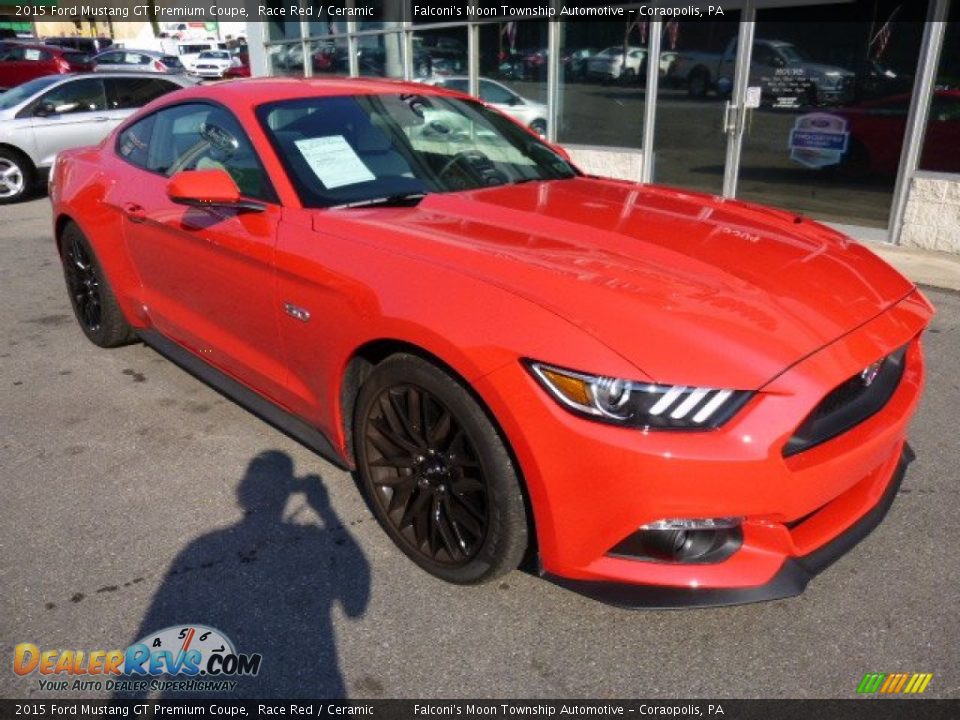 2015 Ford Mustang GT Premium Coupe Race Red / Ceramic Photo #2