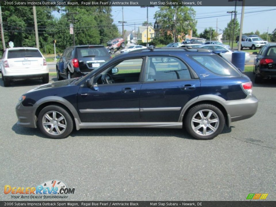 2006 Subaru Impreza Outback Sport Wagon Regal Blue Pearl / Anthracite Black Photo #9
