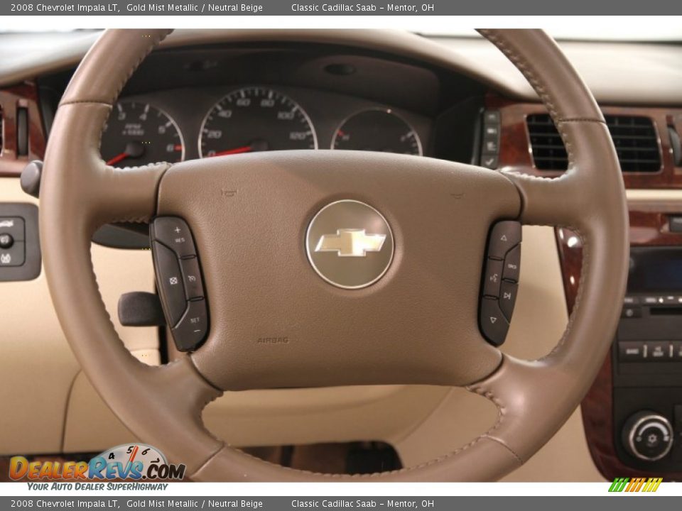 2008 Chevrolet Impala LT Gold Mist Metallic / Neutral Beige Photo #6