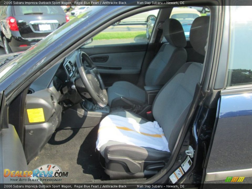 2006 Subaru Impreza Outback Sport Wagon Regal Blue Pearl / Anthracite Black Photo #11