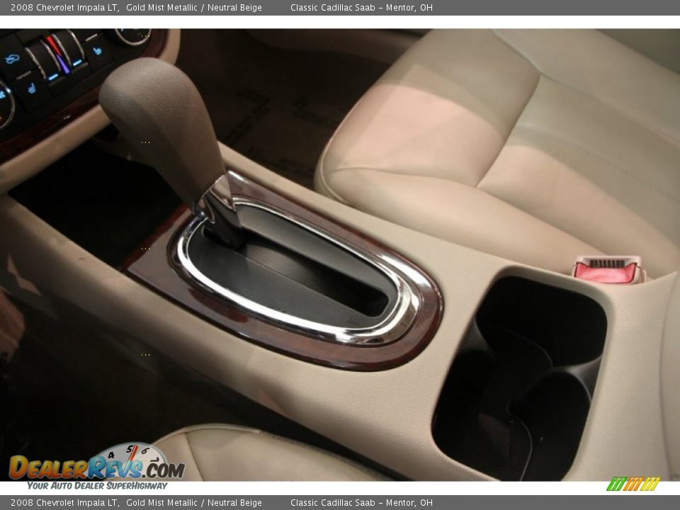2008 Chevrolet Impala LT Gold Mist Metallic / Neutral Beige Photo #9