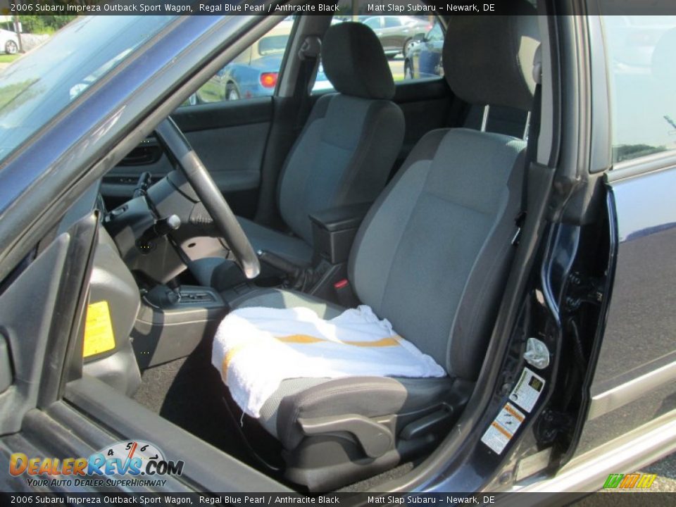 2006 Subaru Impreza Outback Sport Wagon Regal Blue Pearl / Anthracite Black Photo #14