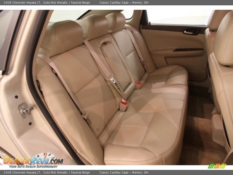 2008 Chevrolet Impala LT Gold Mist Metallic / Neutral Beige Photo #11