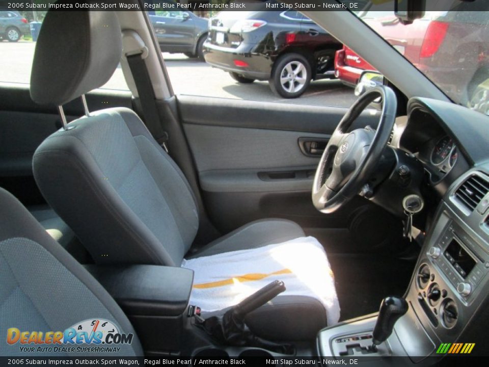 2006 Subaru Impreza Outback Sport Wagon Regal Blue Pearl / Anthracite Black Photo #15