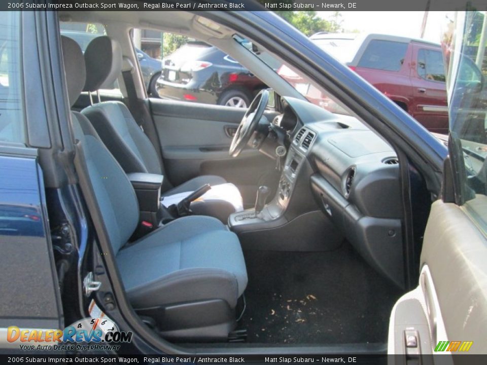 2006 Subaru Impreza Outback Sport Wagon Regal Blue Pearl / Anthracite Black Photo #17