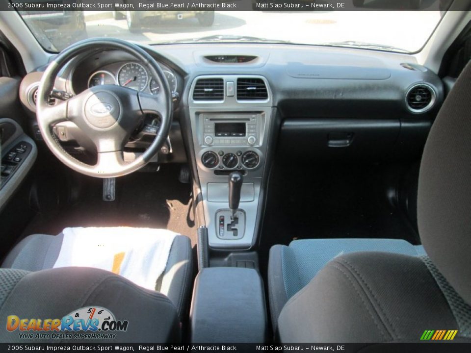 2006 Subaru Impreza Outback Sport Wagon Regal Blue Pearl / Anthracite Black Photo #23