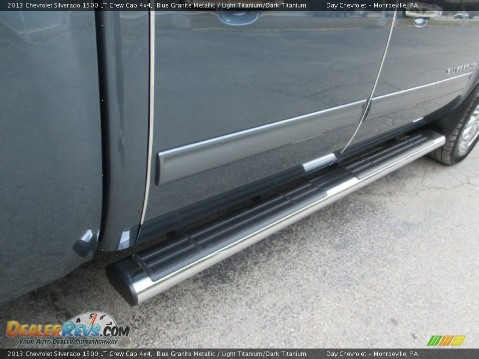 2013 Chevrolet Silverado 1500 LT Crew Cab 4x4 Blue Granite Metallic / Light Titanium/Dark Titanium Photo #4