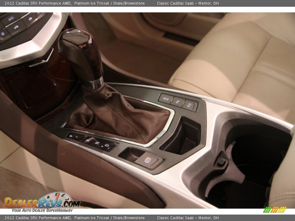 2012 Cadillac SRX Performance AWD Platinum Ice Tricoat / Shale/Brownstone Photo #14