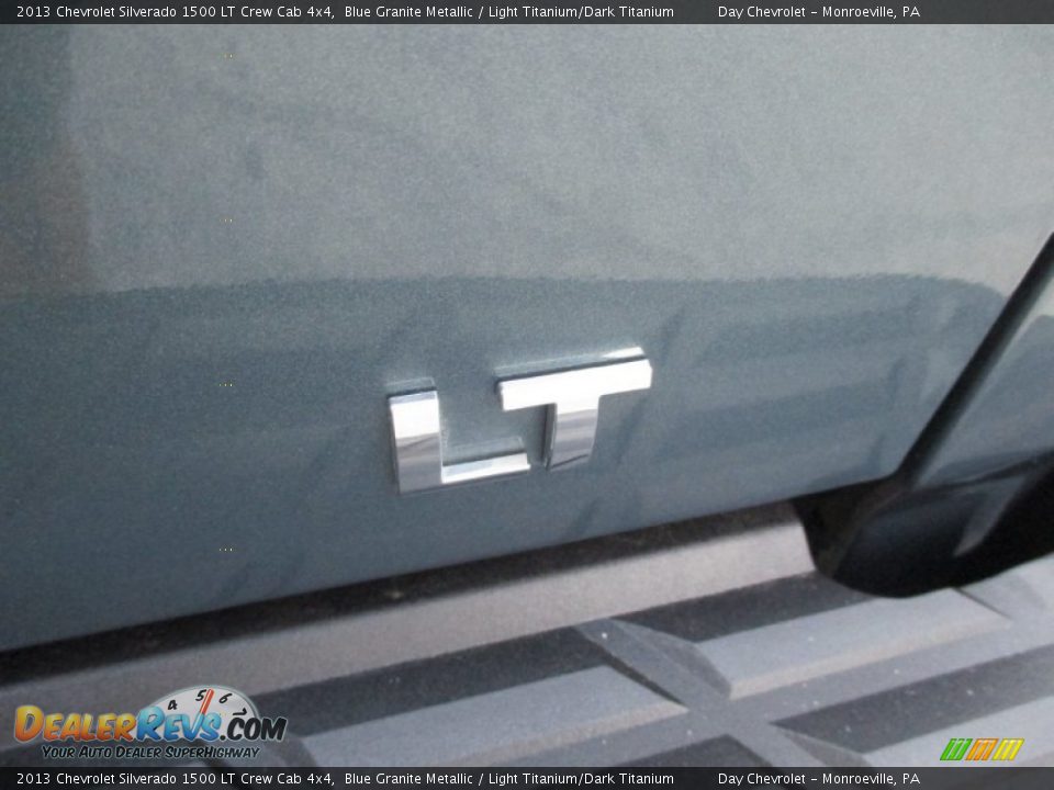 2013 Chevrolet Silverado 1500 LT Crew Cab 4x4 Blue Granite Metallic / Light Titanium/Dark Titanium Photo #10