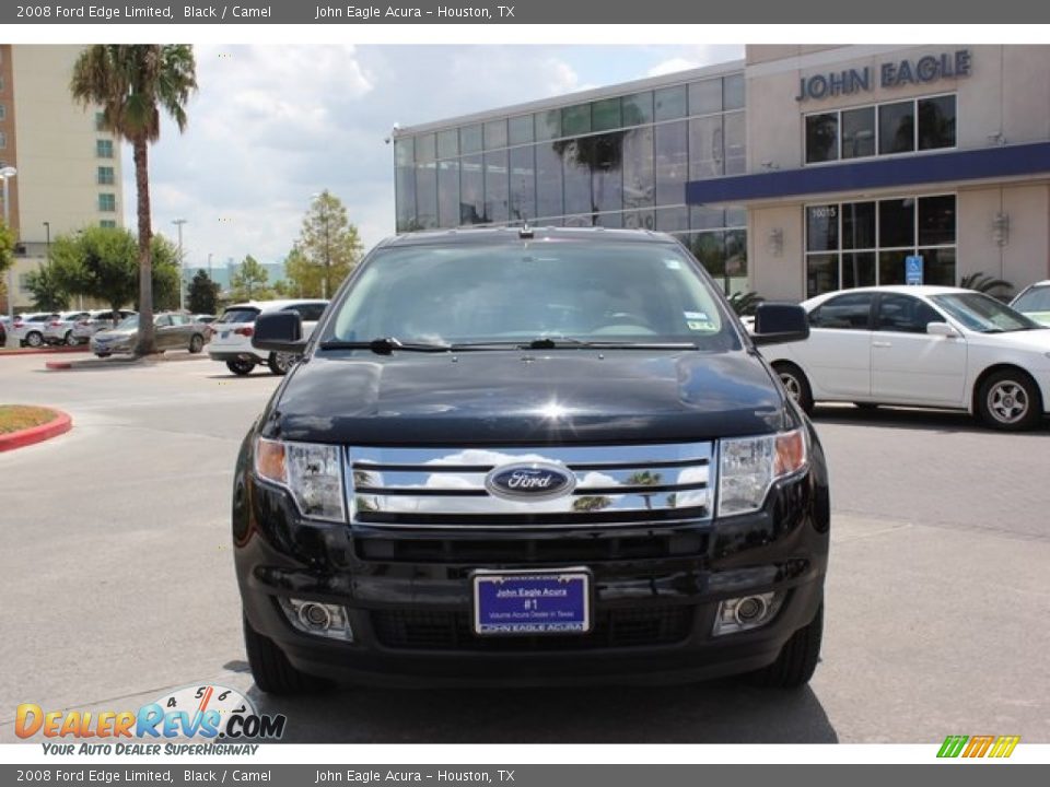 2008 Ford Edge Limited Black / Camel Photo #8