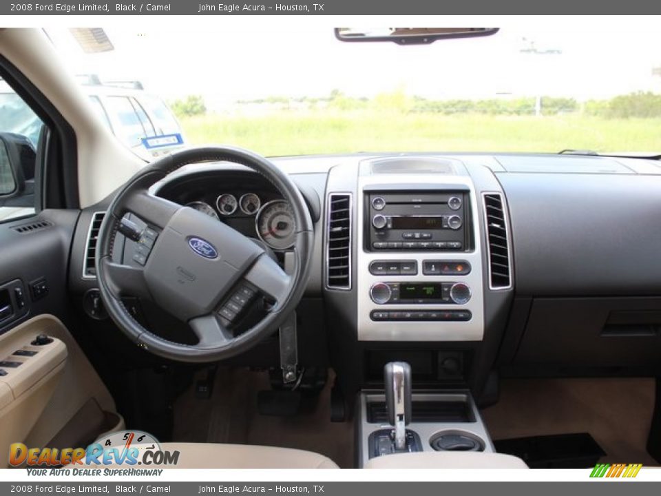 2008 Ford Edge Limited Black / Camel Photo #9