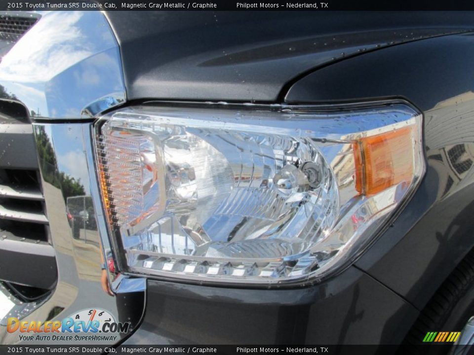 2015 Toyota Tundra SR5 Double Cab Magnetic Gray Metallic / Graphite Photo #9