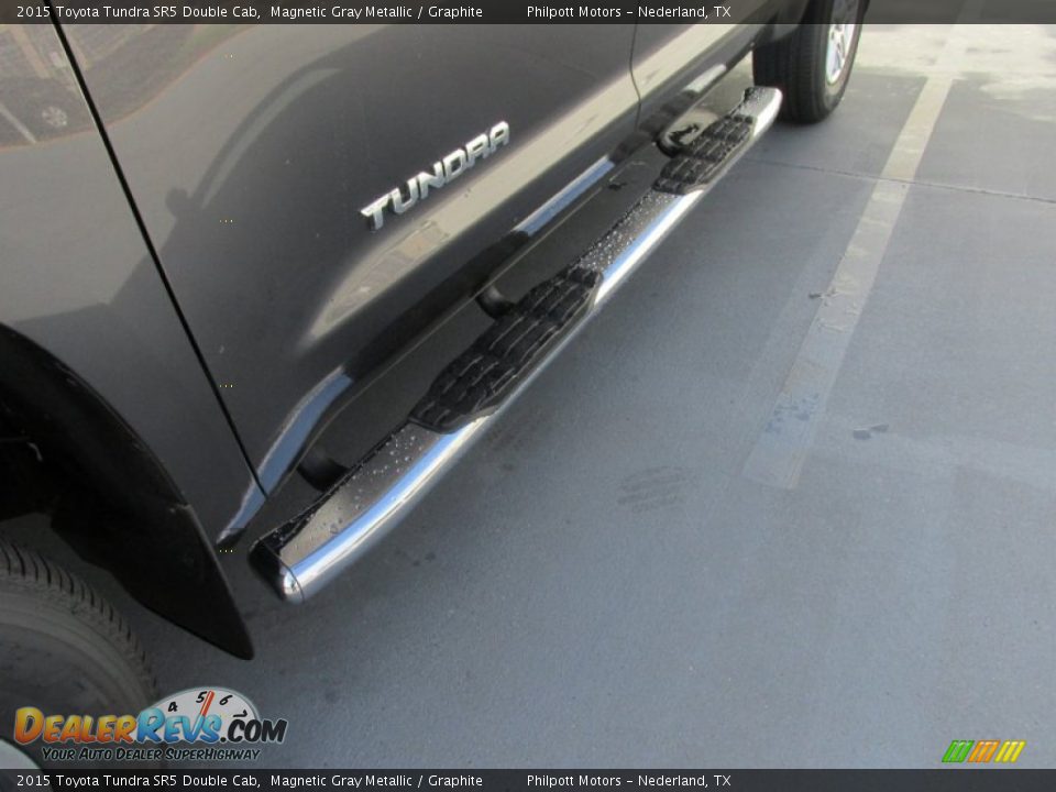 2015 Toyota Tundra SR5 Double Cab Magnetic Gray Metallic / Graphite Photo #12