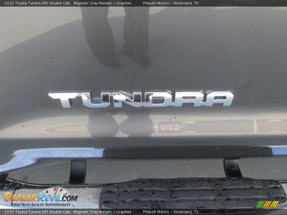 2015 Toyota Tundra SR5 Double Cab Magnetic Gray Metallic / Graphite Photo #15
