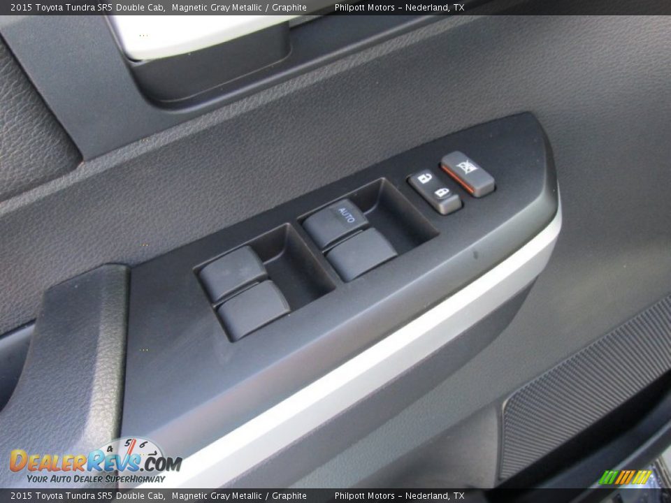 2015 Toyota Tundra SR5 Double Cab Magnetic Gray Metallic / Graphite Photo #21