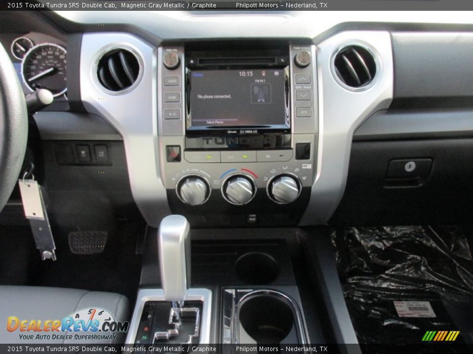 2015 Toyota Tundra SR5 Double Cab Magnetic Gray Metallic / Graphite Photo #25