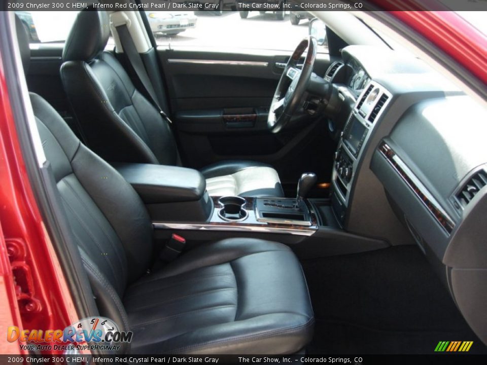 2009 Chrysler 300 C HEMI Inferno Red Crystal Pearl / Dark Slate Gray Photo #17