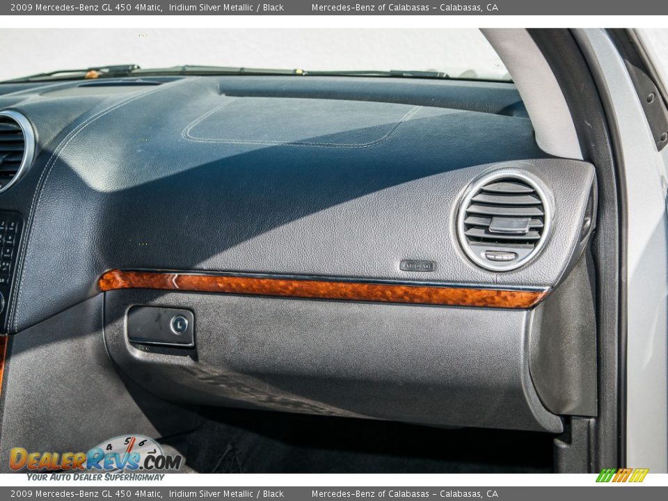 2009 Mercedes-Benz GL 450 4Matic Iridium Silver Metallic / Black Photo #25