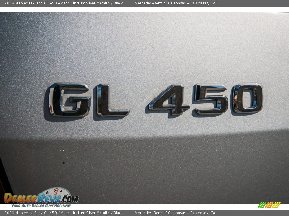 2009 Mercedes-Benz GL 450 4Matic Iridium Silver Metallic / Black Photo #30