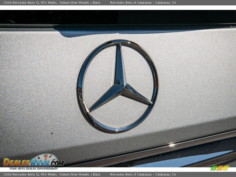 2009 Mercedes-Benz GL 450 4Matic Iridium Silver Metallic / Black Photo #31
