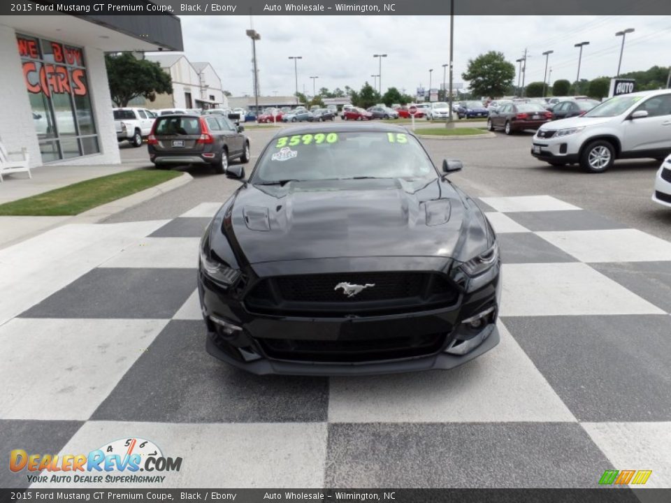 2015 Ford Mustang GT Premium Coupe Black / Ebony Photo #2