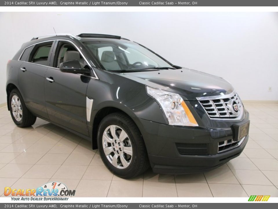2014 Cadillac SRX Luxury AWD Graphite Metallic / Light Titanium/Ebony Photo #1