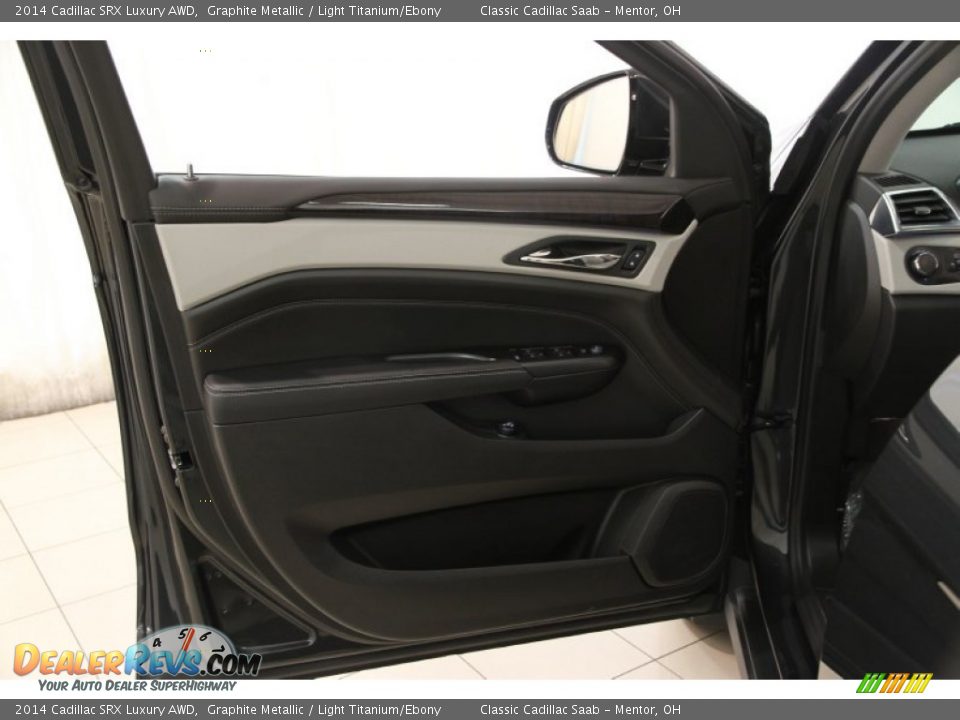 2014 Cadillac SRX Luxury AWD Graphite Metallic / Light Titanium/Ebony Photo #4