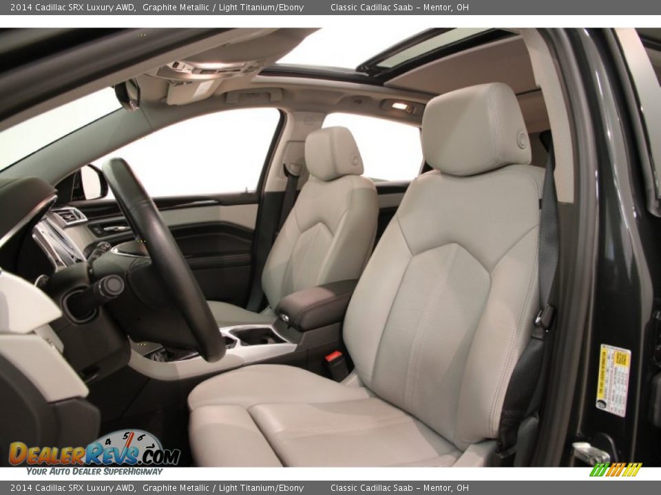 2014 Cadillac SRX Luxury AWD Graphite Metallic / Light Titanium/Ebony Photo #5