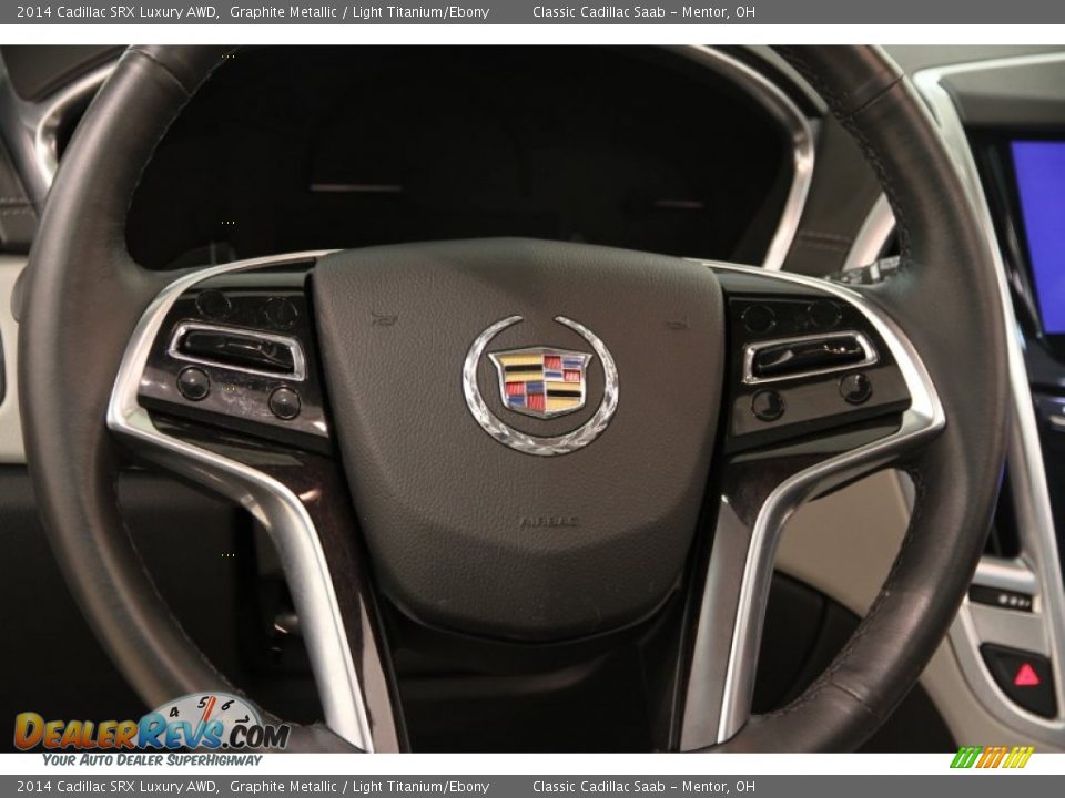 2014 Cadillac SRX Luxury AWD Graphite Metallic / Light Titanium/Ebony Photo #6