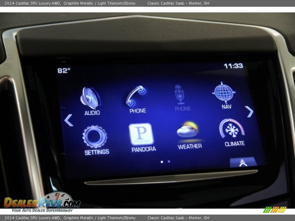 2014 Cadillac SRX Luxury AWD Graphite Metallic / Light Titanium/Ebony Photo #10