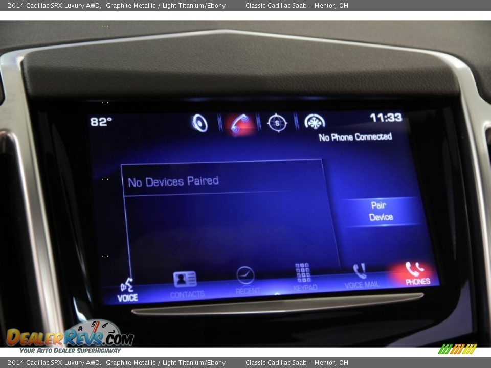 2014 Cadillac SRX Luxury AWD Graphite Metallic / Light Titanium/Ebony Photo #11