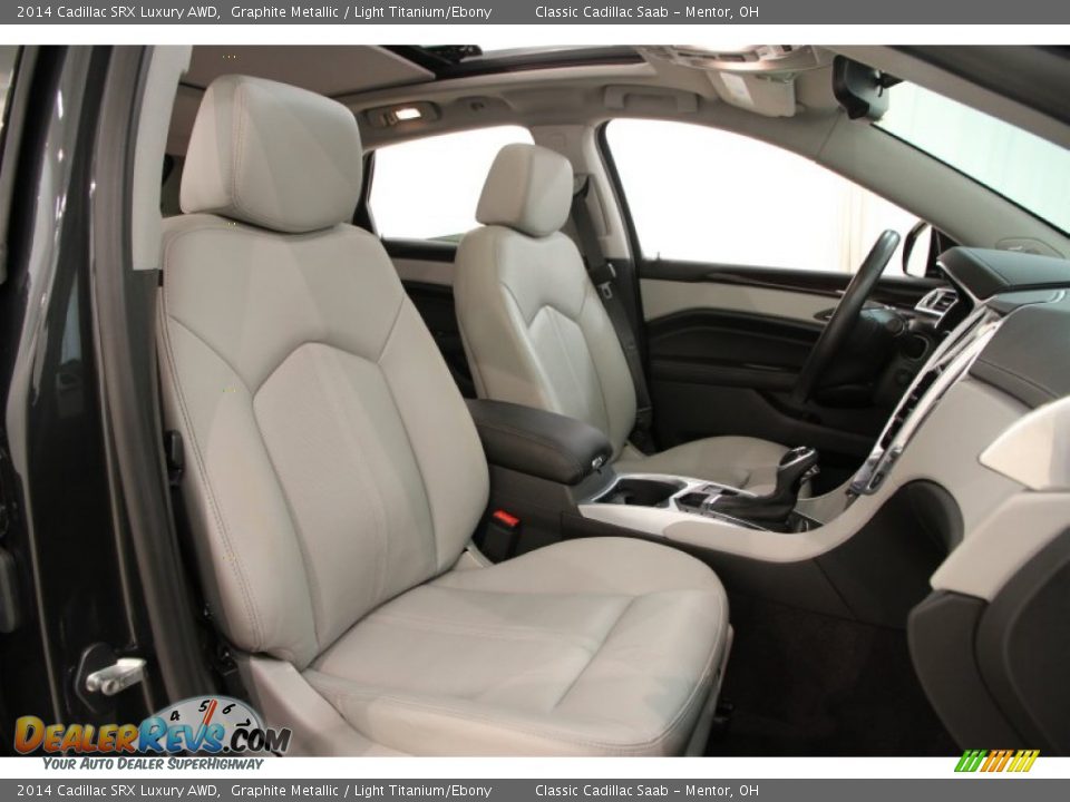 2014 Cadillac SRX Luxury AWD Graphite Metallic / Light Titanium/Ebony Photo #14