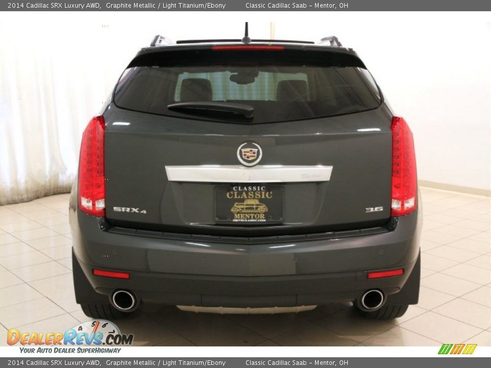 2014 Cadillac SRX Luxury AWD Graphite Metallic / Light Titanium/Ebony Photo #17