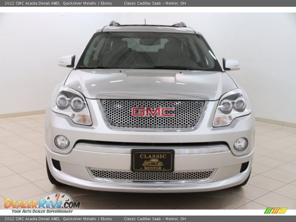 2012 GMC Acadia Denali AWD Quicksilver Metallic / Ebony Photo #2