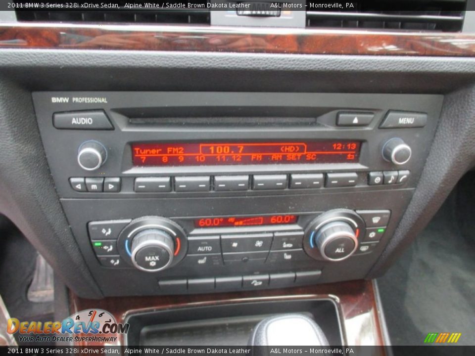 2011 BMW 3 Series 328i xDrive Sedan Alpine White / Saddle Brown Dakota Leather Photo #16