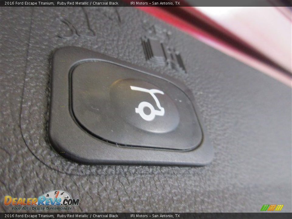 2016 Ford Escape Titanium Ruby Red Metallic / Charcoal Black Photo #14