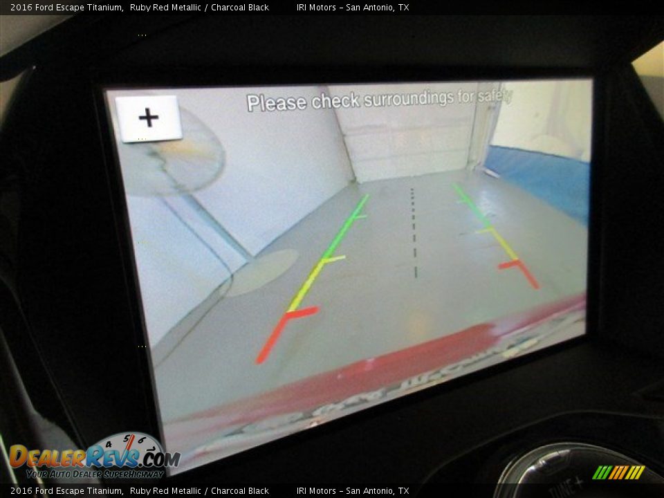 2016 Ford Escape Titanium Ruby Red Metallic / Charcoal Black Photo #18